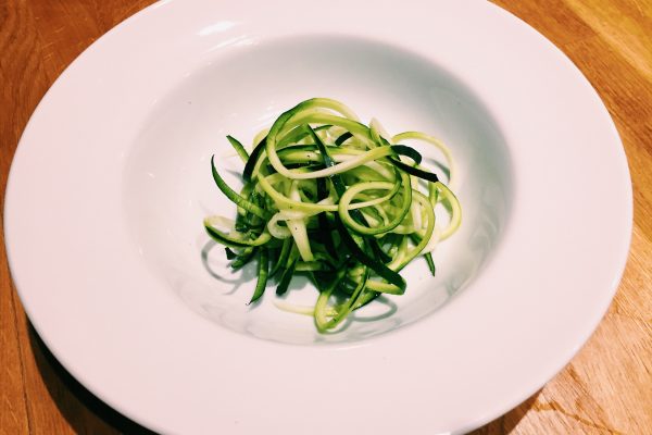 Courgette noodles or zoodles are even better than normal noodles