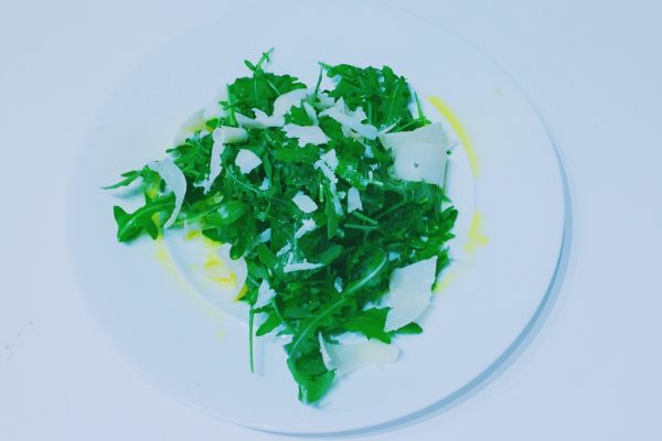 Rocket and parmesan salad so easy and yummy national dish Italy