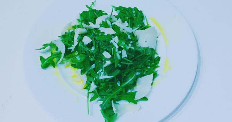 Quick and Easy Rocket and Parmesan Salad, takes 5 minutes |  Rucola e Parmigiano Insalata | Italian National Dish Favourite