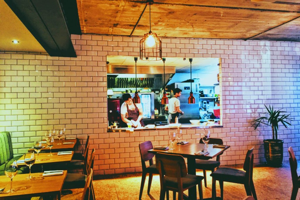 Farmyard Norwich Restaurant Review has an open kitchen