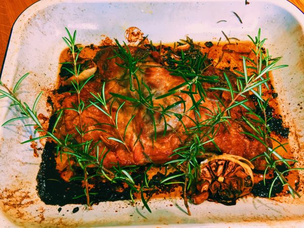 Let your lamb rest with some fresh rosemary
