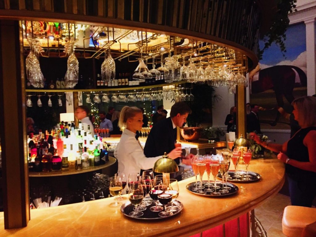 The rotunda bar at The Ivy Cheltenham