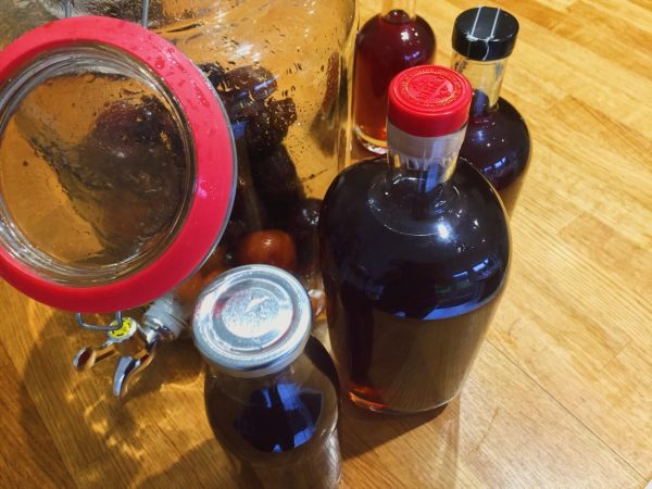 Rinse out some bottles to keep your plum gin safe