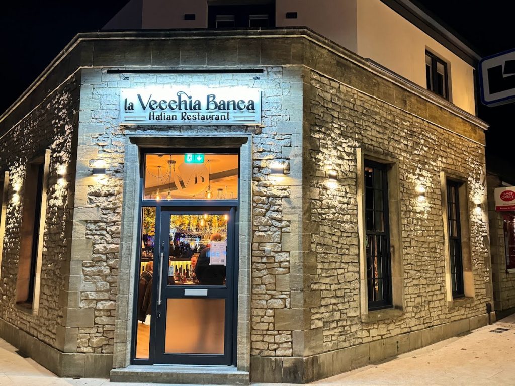 La Vecchia Blanca in the old Lloyds bank in Bishops Cleeve.